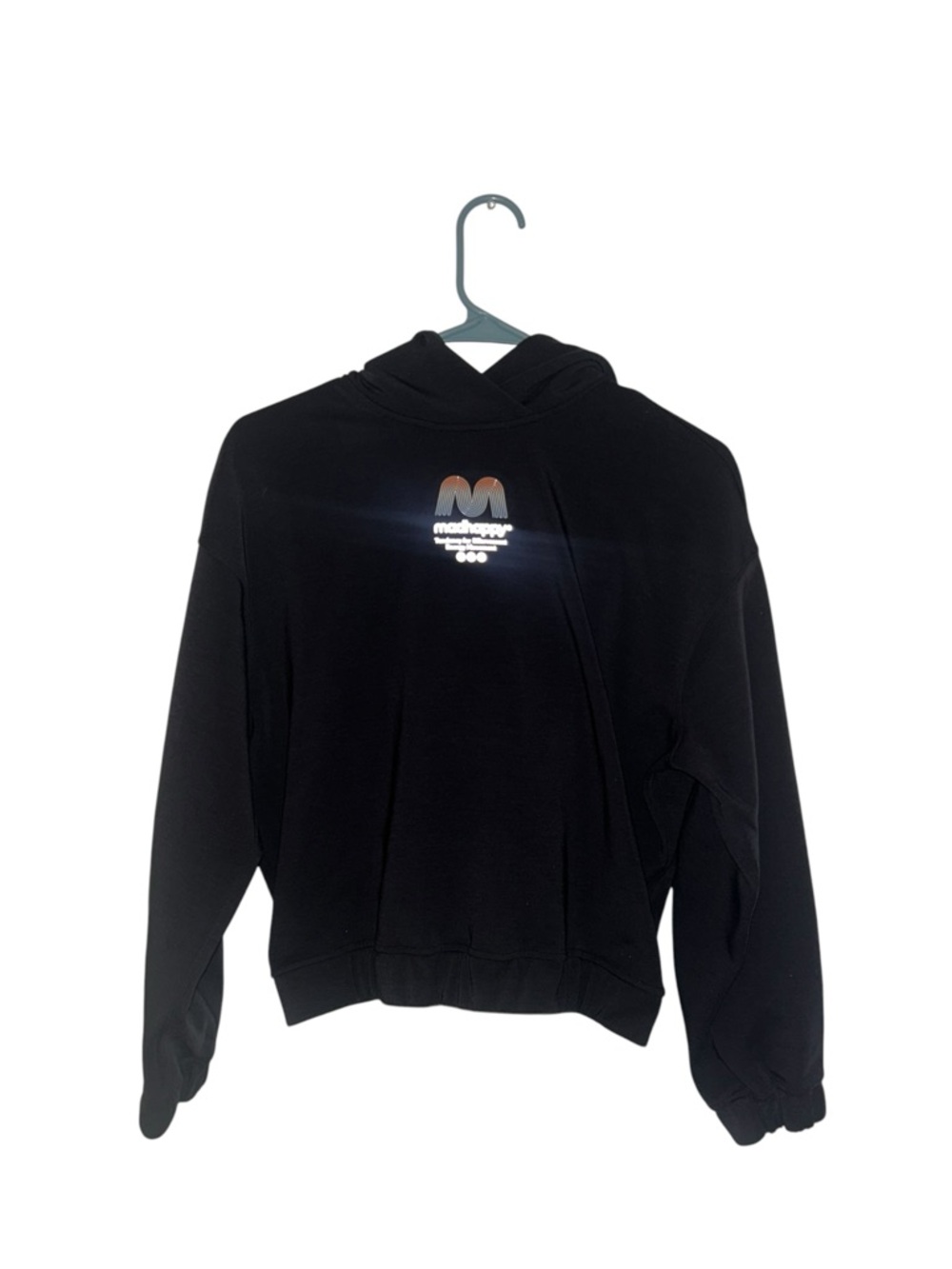 Lululemon x Madhappy Relaxed Cropped Hoodie Black size 2 - Picture 2 of 6